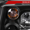 1999-2004 Volkswagen Jetta/Bora Projector Headlights w/ R8 Style LED Light Strip (Matte Black Housing/Clear Lens)