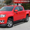 2015-2024 Chevrolet Colorado/GMC Canyon Crew Cab Black Stainless Steel Side Step Nerf Bars