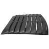 2005-2014 Ford Mustang Coupe Textured Matte Black ABS Vintage Style Rear Window Louver