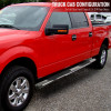 2001-2003 Ford F-150 SuperCrew Cab 4" Chrome Stainless Steel Side Step Nerf Bars