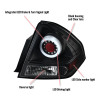 2006-2013 Chevrolet Impala/ 2014-2016 Impala Limited LED Tail Lights (Matte Black Housing/Clear Lens)