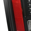 1999-2004 Ford Mustang Sequential LED Tail Lights - RS (Matte Black Housing/Clear Lens)