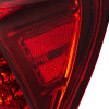 2006-2008 Lexus IS250/IS350 LED Tail Lights & Trunk Lights (Chrome Housing/Red Lens)