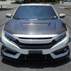 2016-2018 Honda Civic Sedan Polypropylene Bumper Lip