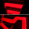 2006-2008 BMW E90 3 Series Sedan LED Tail Lights (Chrome Housing/Red Clear Lens)