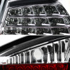 2006-2008 BMW E90 3 Series Sedan LED Tail Lights (Chrome Housing/Red Clear Lens)
