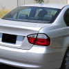 2006-2008 BMW E90 3 Series Sedan LED Tail Lights (Chrome Housing/Red Clear Lens)