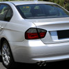 2005-2008 BMW E90 3 Series Sedan LED Tail Lights (Chrome Housing/Red Smoke Lens)