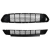 2015-2017 Ford Mustang Black ABS California Edition Style Upper & Lower Grille - 2PC