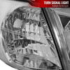 1997-2005 Chevrolet Venture Pontiac Montana/Trans Sport Crystal Headlights (Chrome Housing/Clear Lens)