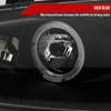 1998-2004 Dodge Intrepid Dual Halo Projector HeadLights (Matte Black Housing/Clear Lens)