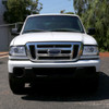 2001-2011 Ford Ranger Projector Headlights w/ LED Light Strip & LED Turn Signal Lights (Chrome Housing/Clear Lens)