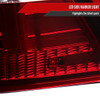 1998-2005 Mercedes Benz W163 M Class LED Tail Lights (Chrome Housing/Red Clear Lens)
