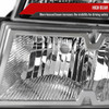 2004-2012 Chevrolet Colorado GMC Canyon Isuzu I-Series Factory Style Headlights & Corner Lights Pair (Chrome Housing/Clear Lens)
