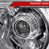 2005-2011 Toyota Tacoma Retro Style Projector Headlights (Chrome Housing/Clear Lens)