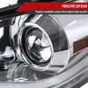 2011-2013 Hyundai Elantra LED Bar Projector Headlights (Chrome Housing/Clear Lens)