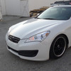 2010-2012 Hyundai Genesis Coupe Projector Headlights w/ SMD LED Light Strip (Chrome Housing/Clear Lens)