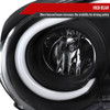 2004-2005 Subaru Impreza WRX/STI Outback Projector Headlights w/ LED Bar (Matte Black Housing/Clear Lens)