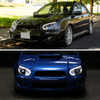 2004-2005 Subaru Impreza WRX/STI Outback Projector Headlights w/ LED Bar (Matte Black Housing/Clear Lens)