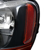 1999-2004 Jeep Grand Cherokee Factory Style Crystal Headlights (Matte Black Housing/Clear Lens)