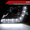1997-2004 Ford F-150 / 1997-2002 Expedition Projector Headlights w/ SMD LED Light Strip (Chrome Housing/Clear Lens)