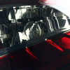 2011-2013 Ford Fiesta Hatchback LED Tail Lights (Chrome Housing/Red Smoke Lens)
