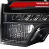 2009-2014 Ford F-150 Projector Headlights w/ LED Light Strip (Matte Black Housing/Clear Lens)