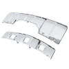 2007-2009 Mercedes Benz X164 GL320/GL350/GL450 Front & Rear Chrome Stainless Steel Skid Plate Kit