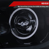 2010-2011 Kia Soul Projector Headlights w/ LED Light Bar & LED Turn Signal Lights (Glossy Black Housing/Smoke Lens)