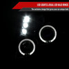 2007-2013 Chevrolet Avalanche/ 2007-2014 Tahoe Suburban Dual Halo Projector Headlights (Glossy Black Housing/Smoke Lens)