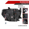 2014-2021 Toyota Tundra LED C-Bar Projector Headlights w/ Sequential Arrow Turn Signals (Chrome Housing/Clear Lens)