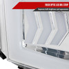 2014-2021 Toyota Tundra LED C-Bar Projector Headlights w/ Sequential Arrow Turn Signals (Chrome Housing/Clear Lens)