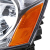 2002-2004 Acura RSX Factory Style Headlights w/ Amber Reflectors (Chrome Housing/Clear Lens)