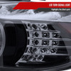 2006-2008 BMW E90 3 Series Sedan Dual Halo Projector Headlights w/ LED Light Strip & LED Turn Signal Lights (Glossy Black/Smoke Lens)