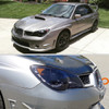 2006-2007 Subaru Impreza WRX/STI Projector Headlights w/ LED Light Strip (Glossy Black Housing/Smoke Lens)