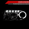 2008-2010 Scion xB Single Halo Projector Headlights (Chrome Housing/Clear Lens)