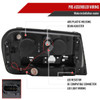 2002-2009 Chevrolet Trailblazer Projector Headlights w/ LED Light Strip (Black Housing/Smoked Lens)