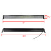 Universal Off Road 6000K Flood/Spot Beam 216W 72-LED Fog Light Lamp Bar (Aluminum Housing)