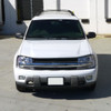 2002-2009 Chevrolet Trailblazer Projector Headlights w/ LED Light Strip (Chrome Housing/Clear Lens)