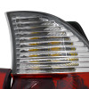 2000-2006 BMW E53 X5 Tail Lights (Chrome Housing/Red Clear Lens)