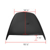 2005-2009 Ford Mustang Black ABS Hood Scoop