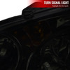 2002-2004 Acura RSX Factory Style Headlights w/ Amber Reflectors (Chrome Housing/Smoke Lens)