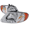 2001-2007 Dodge Caravan Chrysler Voyager/Town & Country Factory Style Crystal Headlights (Chrome Housing/Clear Lens)