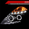2003-2005 Nissan 350Z Dual Halo Projector Headlights (Chrome Housing/Clear Lens)