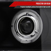 2007-2014 GMC Sierra SMD Dual Halo Projector Headlights (Matte Black Housing/Clear Lens)
