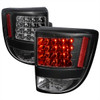 2000-2005 Toyota Celica LED Tail Lights (Matte Black Housing/Clear Lens)