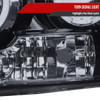 2006-2008 Dodge RAM 1500/ 2006-2009 RAM 2500 3500 Dual Halo Projector Headlights (Glossy Black Housing/Smoked Lens)