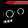 2006-2008 Dodge RAM 1500/ 2006-2009 RAM 2500 3500 Dual Halo Projector Headlights (Glossy Black Housing/Smoked Lens)