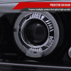 2002-2006 Chevrolet Avalanche/ 2003-2007 Silverado Dual Halo Projector Headlights (Glossy Black Housing/Smoke Lens)