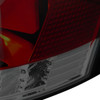 1999-2006 Audi TT V2 LED Tail Lights (Chrome Housing/Red Smoke Lens)